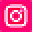 Icône social Instagram